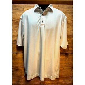 Footjoy FJ Mens Solid White Lisle Golf Polo Size XL